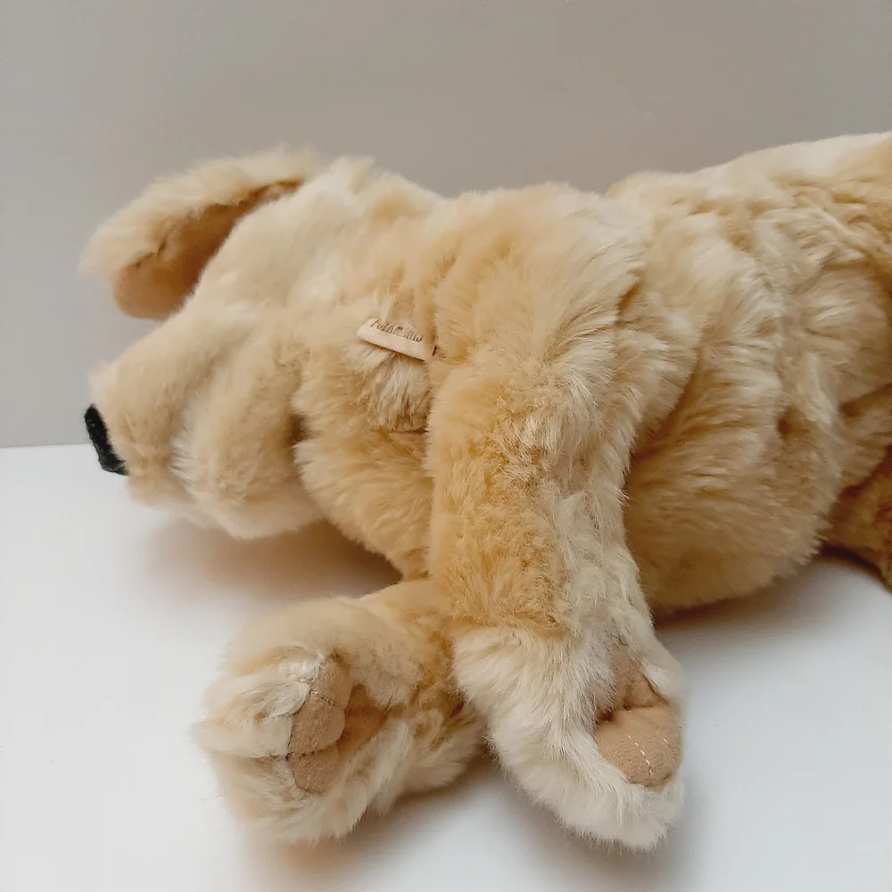 🍒 FOLKMANIS Golden Retriever Puppy Dog Hand Puppet Plush Soft Kids Toy - Picture 11 of 16